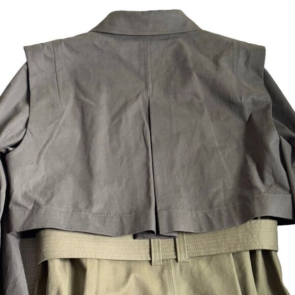 Ted Baker Edennn Colour Blocked Cotton Mac Size 2 NWT - Picture 8 of 16